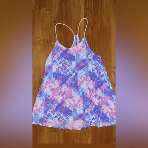 Colorful Tie-Dye Sleeveless Top